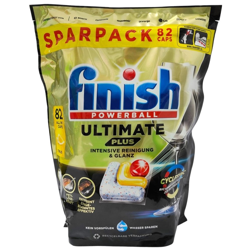 Finish Detergent Vase Capsule 82 buc Ultimate plus All in 1 Citrus