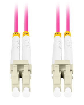 Patch cord fibra 3 m LSZH OM4 50/125 vi "FO-LULU-MD41-0030-VT"