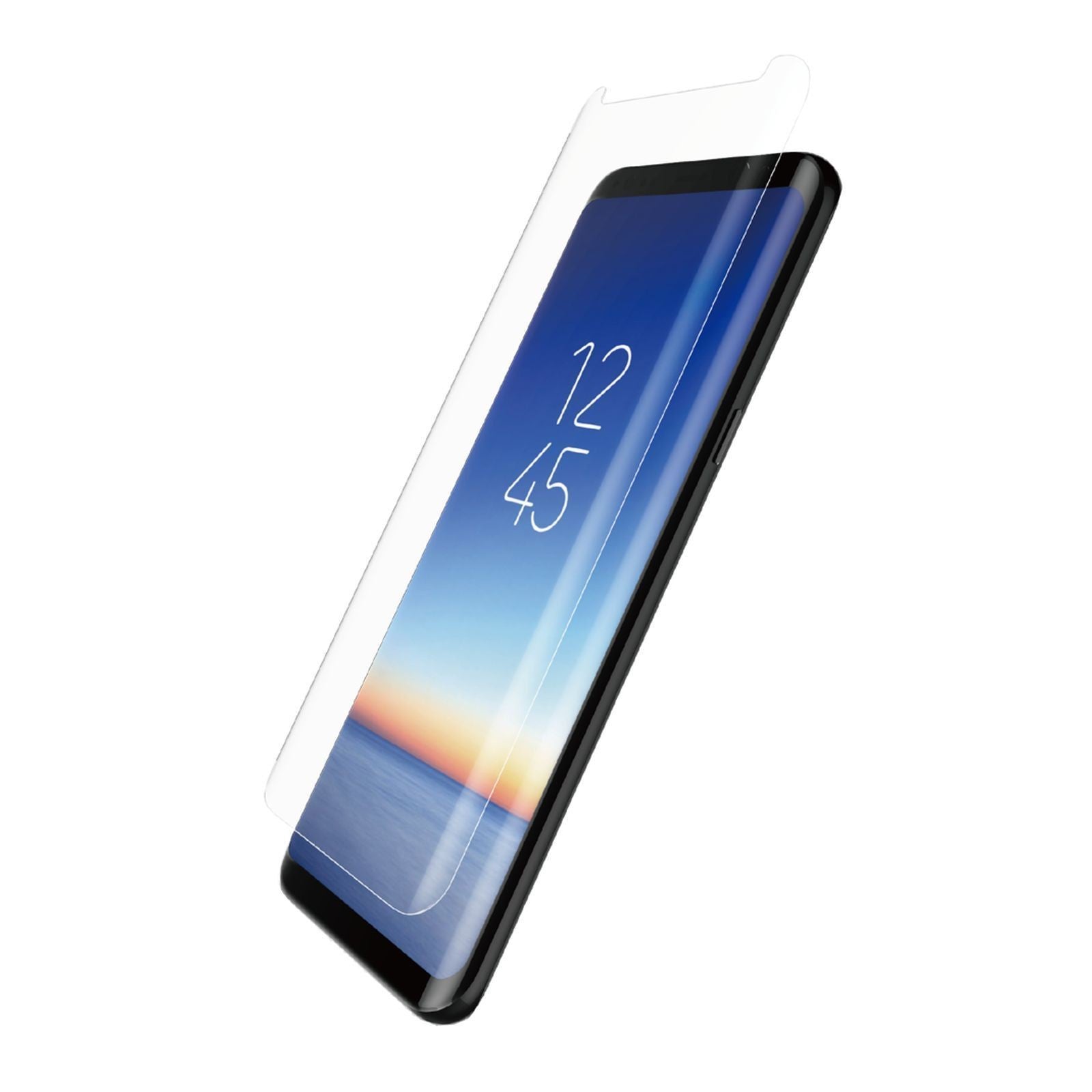 Folie Sticla Securizata Flippy, 9H, Transparenta HD, Curbata pentru Samsung Galaxy S9 Transparent