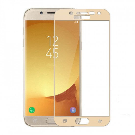Folie Sticla Samsung Galaxy A5 2017 Full Face Auriu