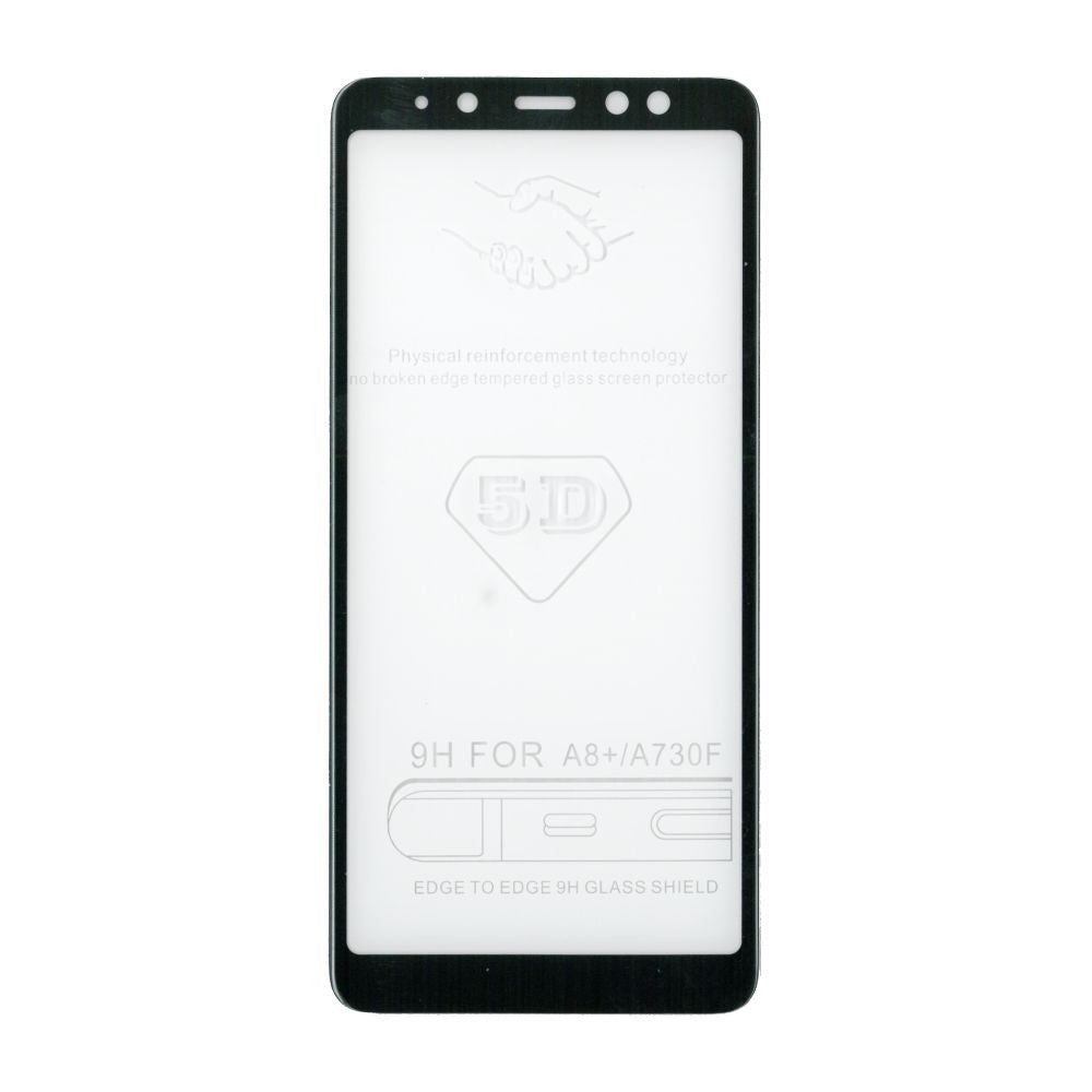Folie Sticla Samsung Galaxy A8 Plus 2018 5D Negru