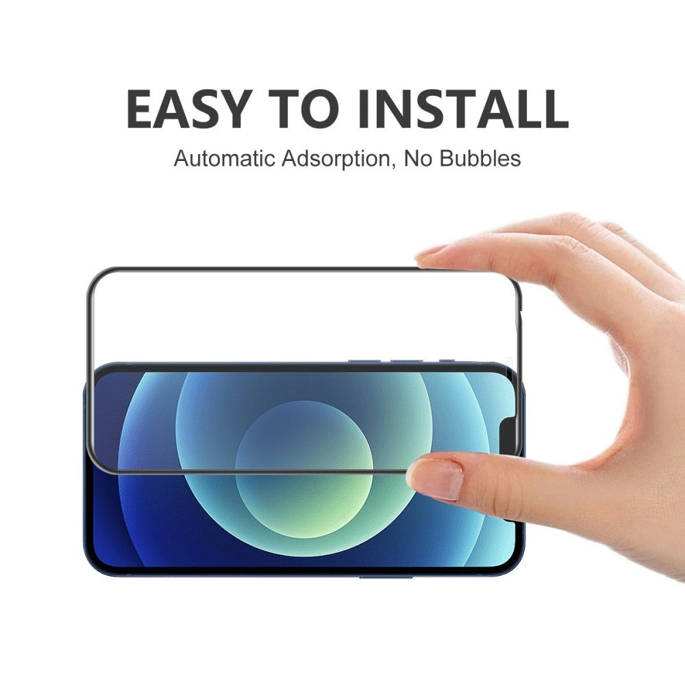 Folie Sticla Securizata compatibila cu Samsung A7 2017, Full Glue, Negru