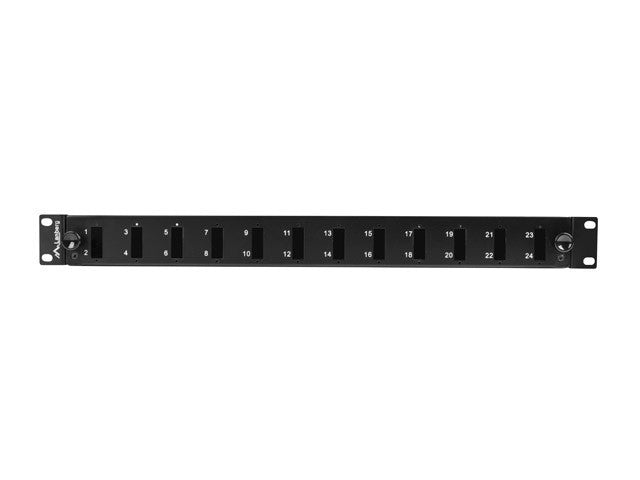 Patch panel fibra rack 19" 1U 12x SC "FOP1-12SD-LQB"