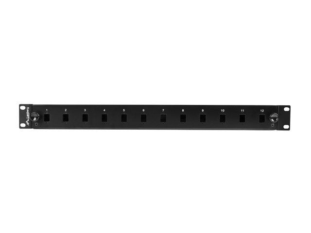 Patch panel fibra rack 19" 1U 12x SC "FOP1-12SS-LDB"
