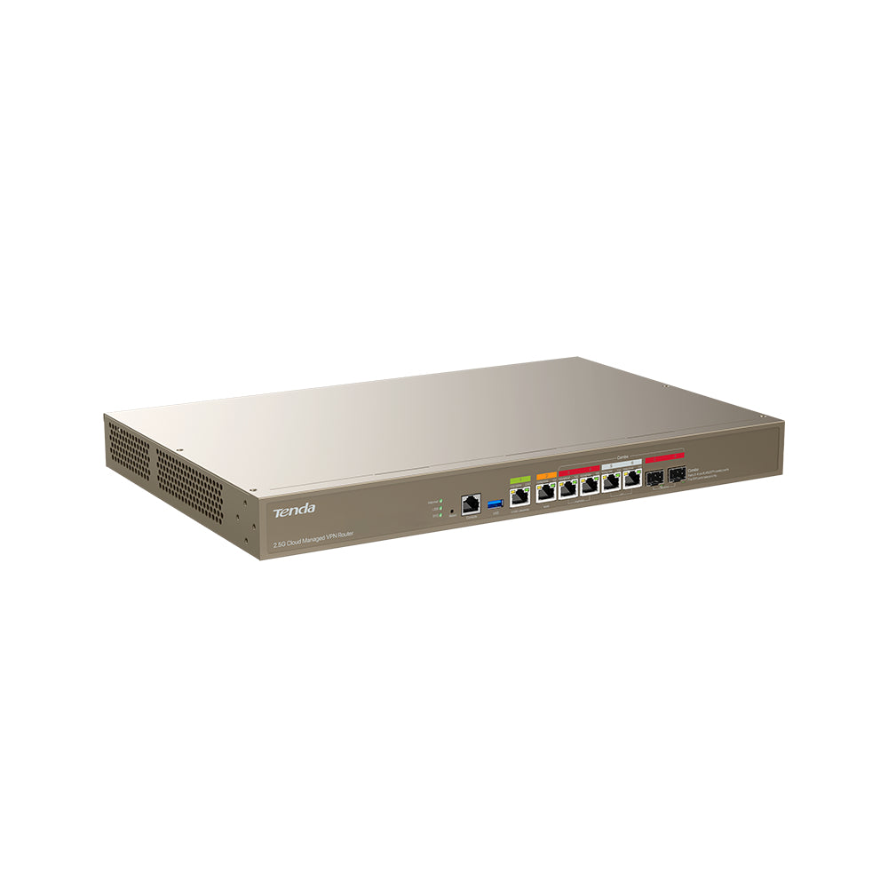 ROUTER Tenda wireless VPN, multi-WAN, multigigabit 1 x 2.5GE RJ45, 5 x GE RJ45, 2 x SFP, "G300-F"