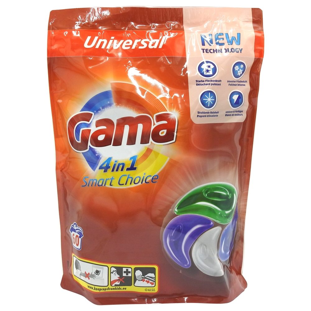 Gama Detergent Capsule 60 buc Universal