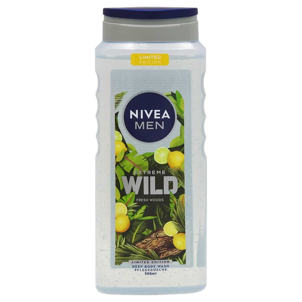 Gel de Dus, Nivea, 500 ml Men Extreme Wild Fresh Woods