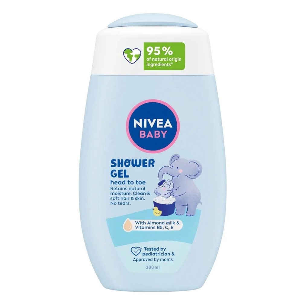 Gel de Dus, Nivea Baby, 200 ml Head To Toe