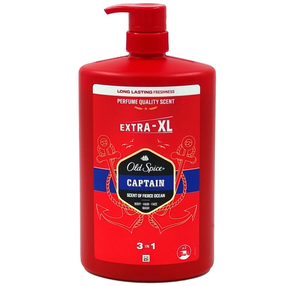 Gel de Dus, Old Spice,/Sampon 1 L 3in1 Captain