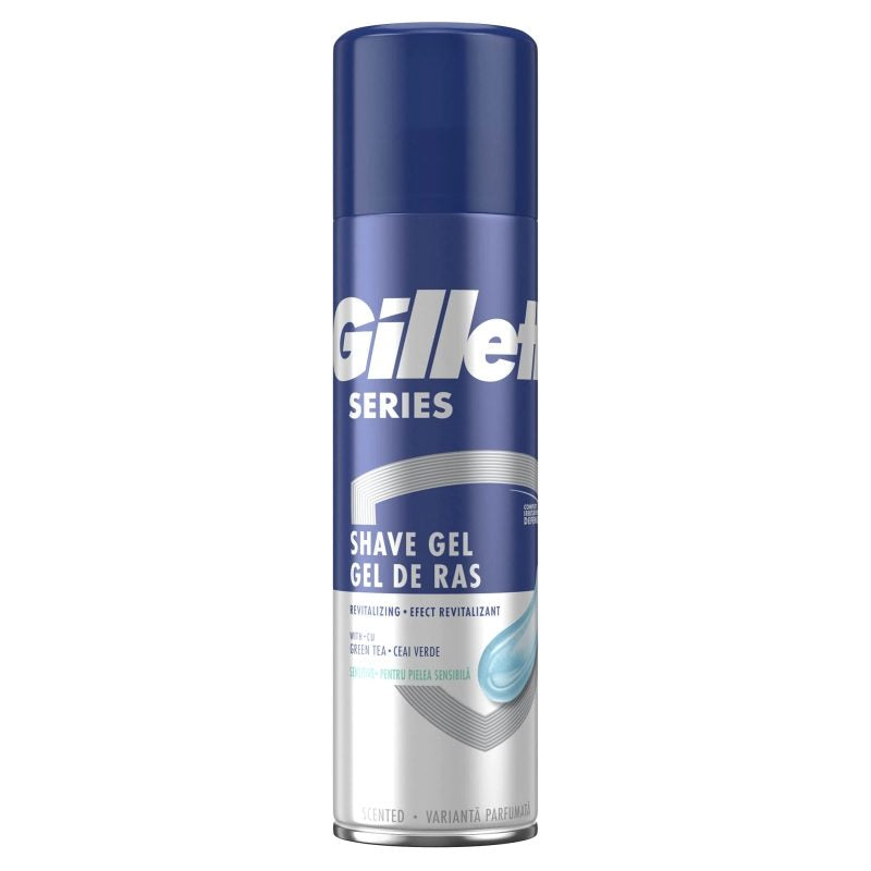 Gel, Gillette, Ras 200 ml Series Sensitive Green Tea