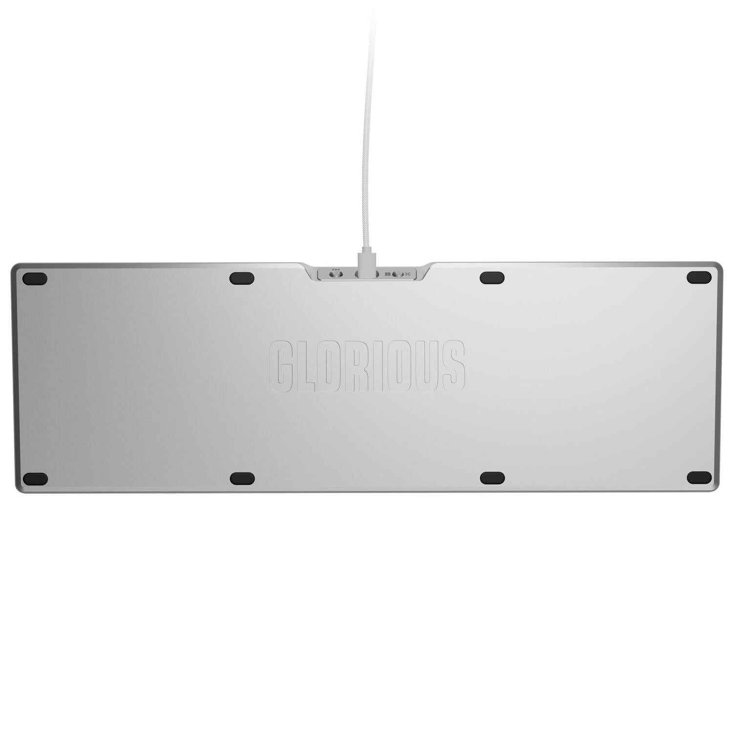 Glorious Tastatura mecanica GMMK 3 PRO 100% Prebuilt, USB-C, Fox Switches, US layout, 104 taste, Gri "GLO-KB-GMMK3-PRO-100-PB-FOX-W-SIL-US"