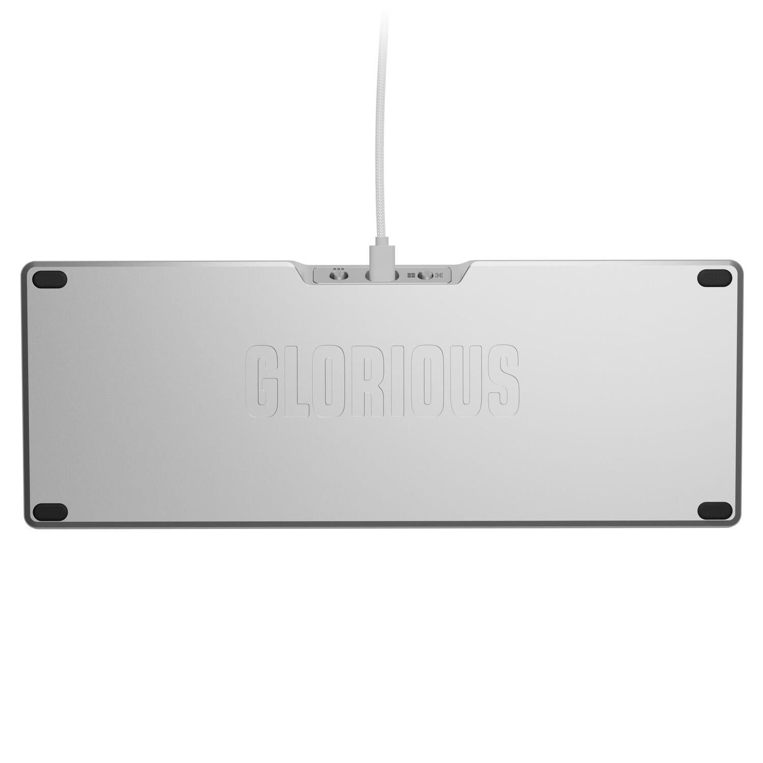 Glorious Tastatura mecanica GMMK 3 PRO 65% Prebuilt, USB-C, Fox Switches, US layout, 66 taste, Gri "GLO-KB-GMMK3-PRO-65-PB-FOX-W-SIL-US"