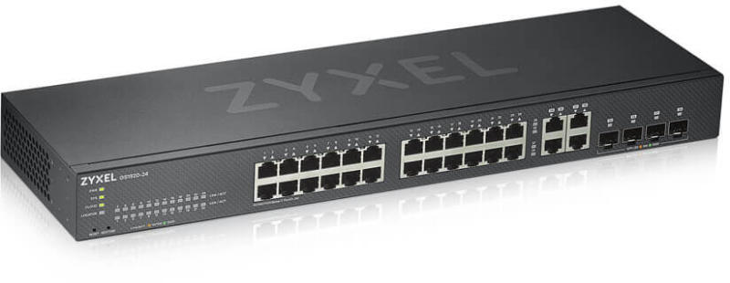 SWITCH ZYXEL, porturi Gigabit x 24, SFP x 4, managed, rackabil, "GS1920-24V2-EU0101F"