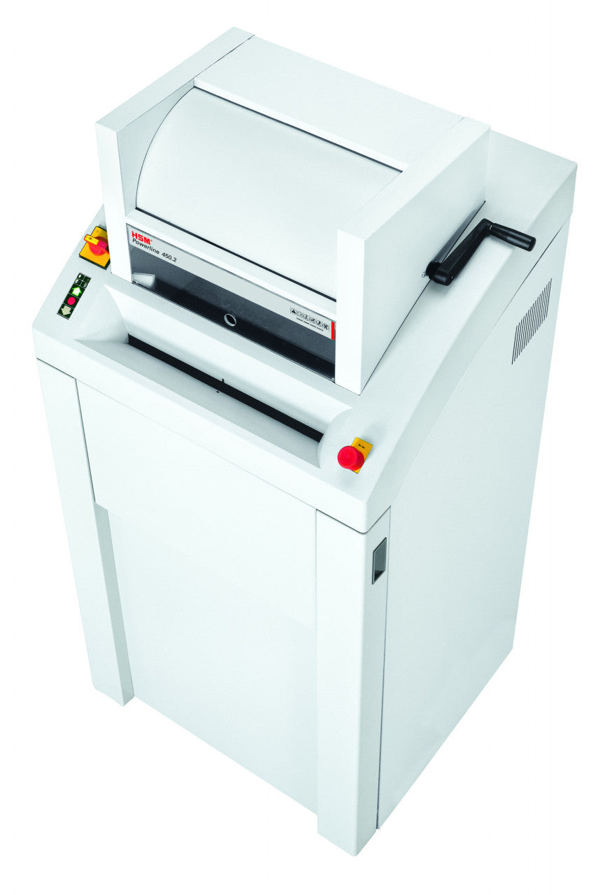Distrugator documente industrial HSM 450.2, 65-70 coli, cross cut (3.9 x 40mm),securitate 4 "H-1503154"