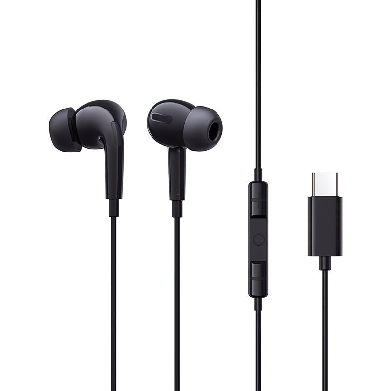 CASTI Baseus Encok CZ18, cu fir, conectare USB Type-C, microfon pe fir, negru "A00170100113-Z1" (timbru verde 0.18 lei) - 6932172655877