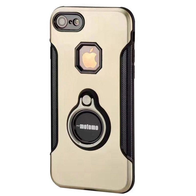 Husa Apple iPhone 5/5S/5SE Motomo Ring Auriu