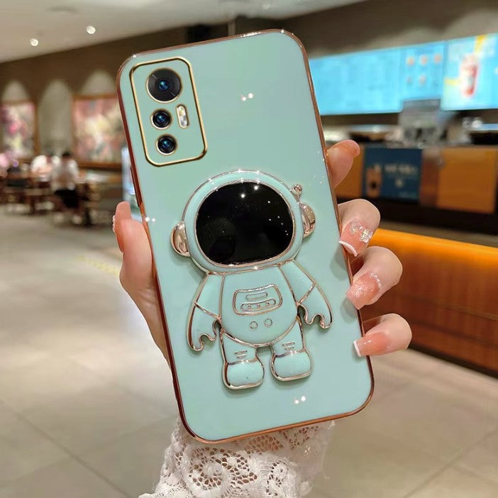 Husa de Protectie 2 in 1, Husa de Protectie pentru Honor 90, Model Astronaut, Husa cu Suport, din TPU, Verde