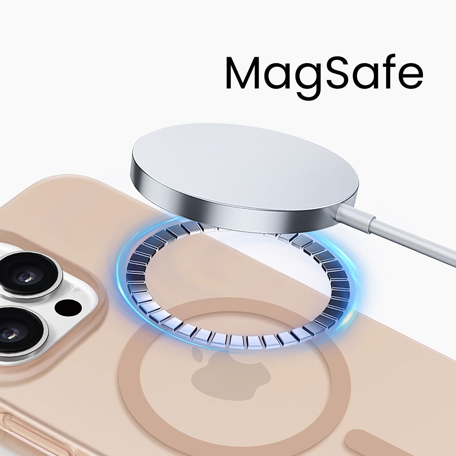Husa de Protectie compatibila Apple iPhone 17 Pro, Magnetica Ultra-subtire, Anti-alunecare, Protectie PC, Rezistenta la Zgirieturi, Alb