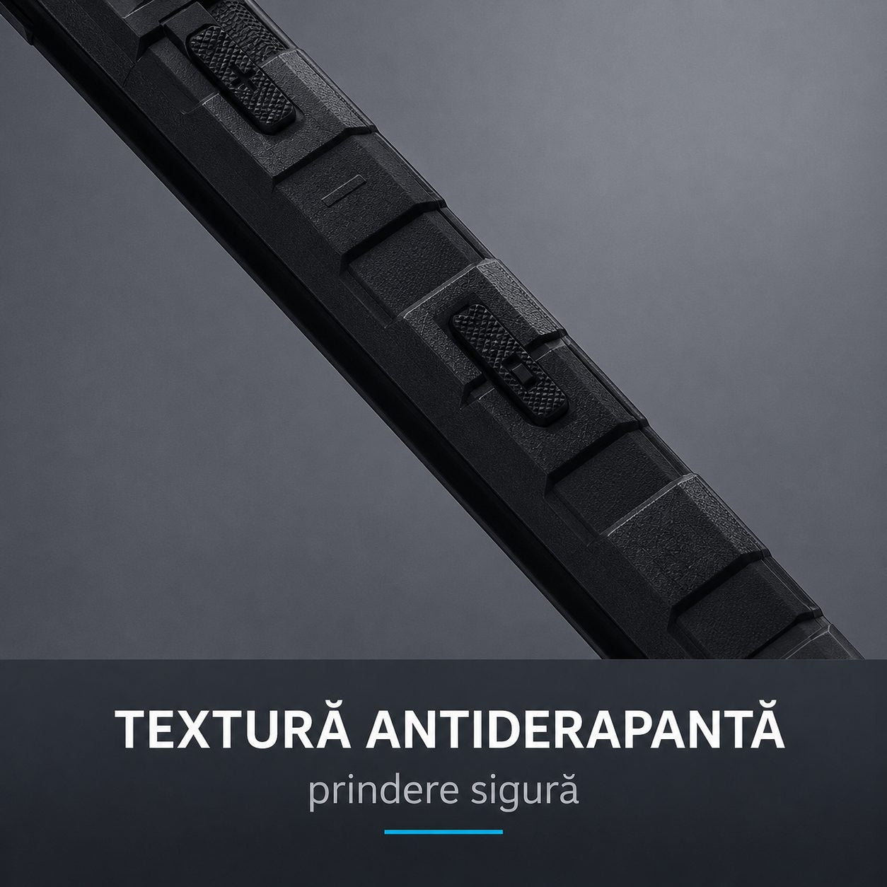 Husa de Protectie Defender, Compatibila cu Samsung Galaxy S22 Plus, cu Stand Reglabil Integrat, Protectie Glisanta pentru Camera, Antisoc si Antizgariere, Negru