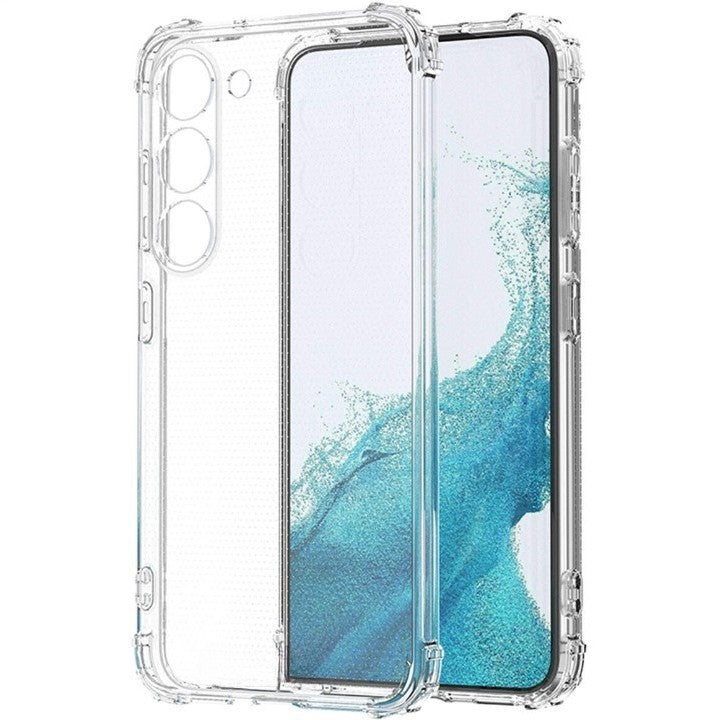 Husa de protectie Flippy, Airbag Shock Absorption, TPU, pentru Samsung Galaxy S21 FE 5G , Transparent