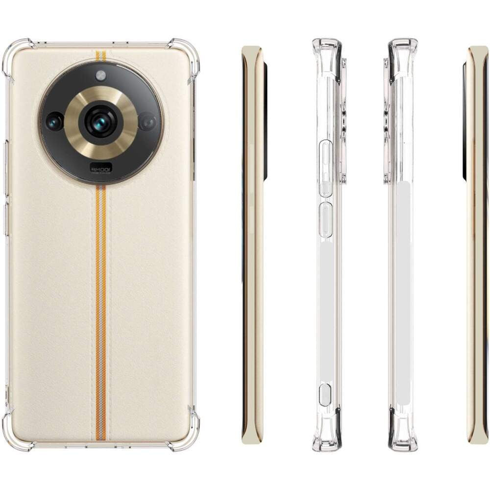 Husa de Protectie, Compatibila cu Realme 11 Pro 5G, TPU Antisoc, Protectie Colturi, 1.5 mm Transparent