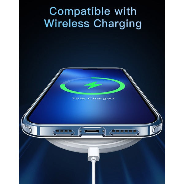 Husa de Protectie, pentru Apple iPhone 16 Pro Max, MagSafe, TPU, Antisoc, Rezistenta la Impact, Protectie Camera, Transparent