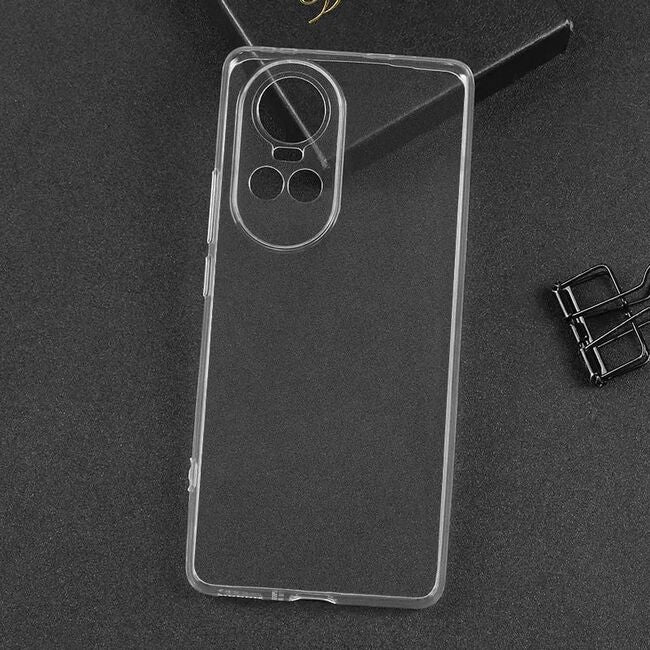 Husa de Protectie, pentru Oppo Reno 10, TPU Protect Plus, cu Dust Plug, Transparent