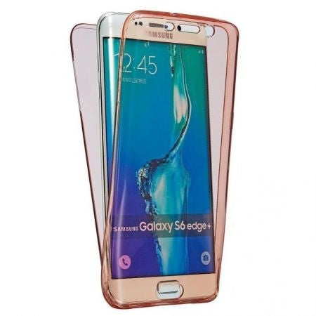 Husa de protectie Flippy® pentru Samsung S7 Full Tpu 360 Roz Auriu