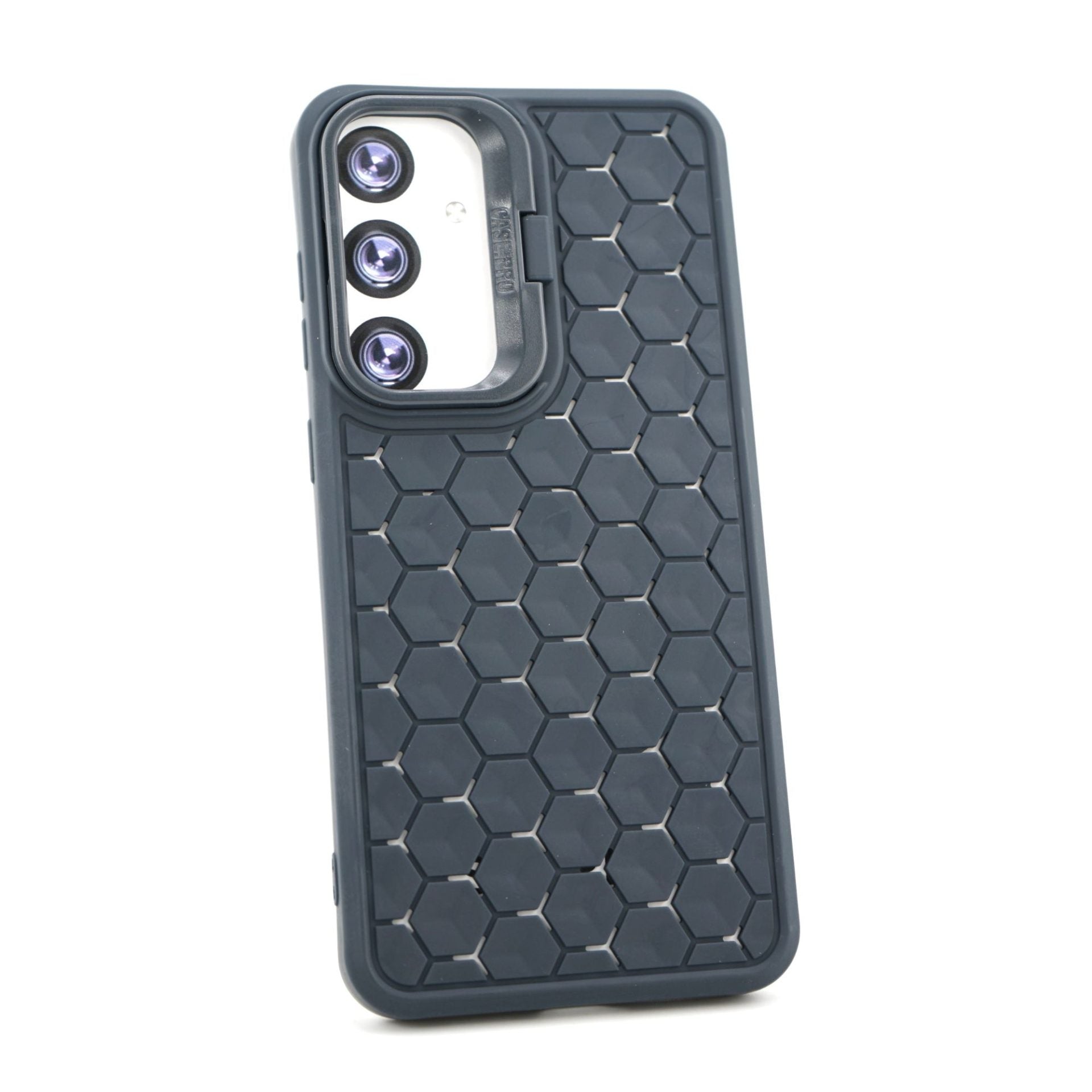 Husa de Protectie TPU, pentru Samsung Galaxy S24 Plus, 3D Cube, cu Inel, Protectie Camera, Antisoc, Antizgariere, Antialunecare, Acoperire Completa, Albastru