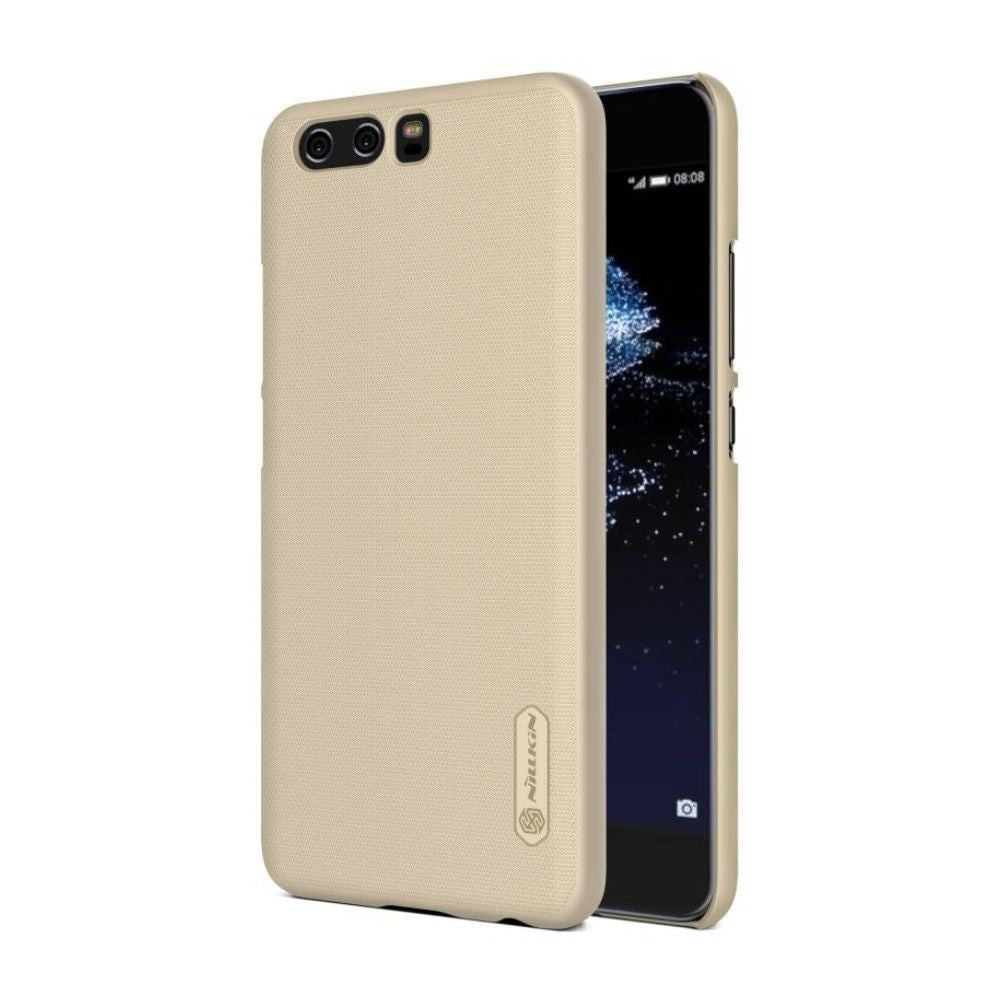 Husa Huawei P10 Nillkin Super Frosted Auriu + Folie de protectie