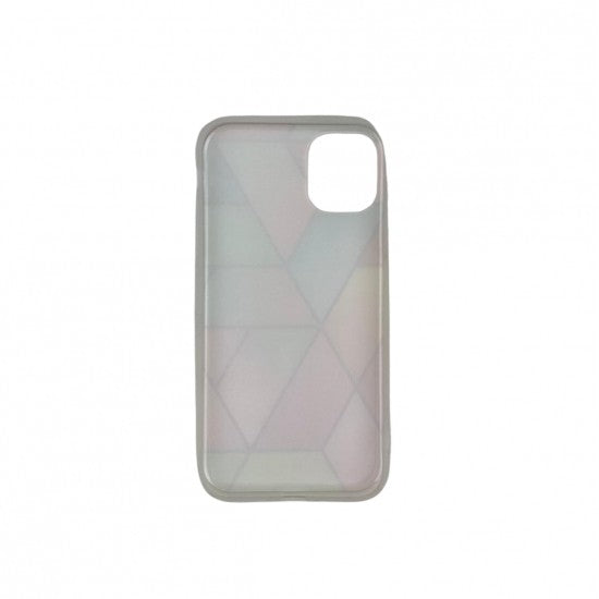 Husa protectie compatibila cu Huawei P40 Lite 5G / Nova 7 SE E Soft IMD TPU Marble Geometric Roz