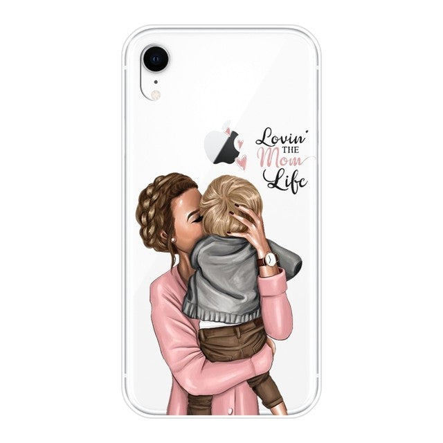 Husa protectie, Flippy, compatibila cu Samsung A52 Glass print Lovin the Mom Multicolor