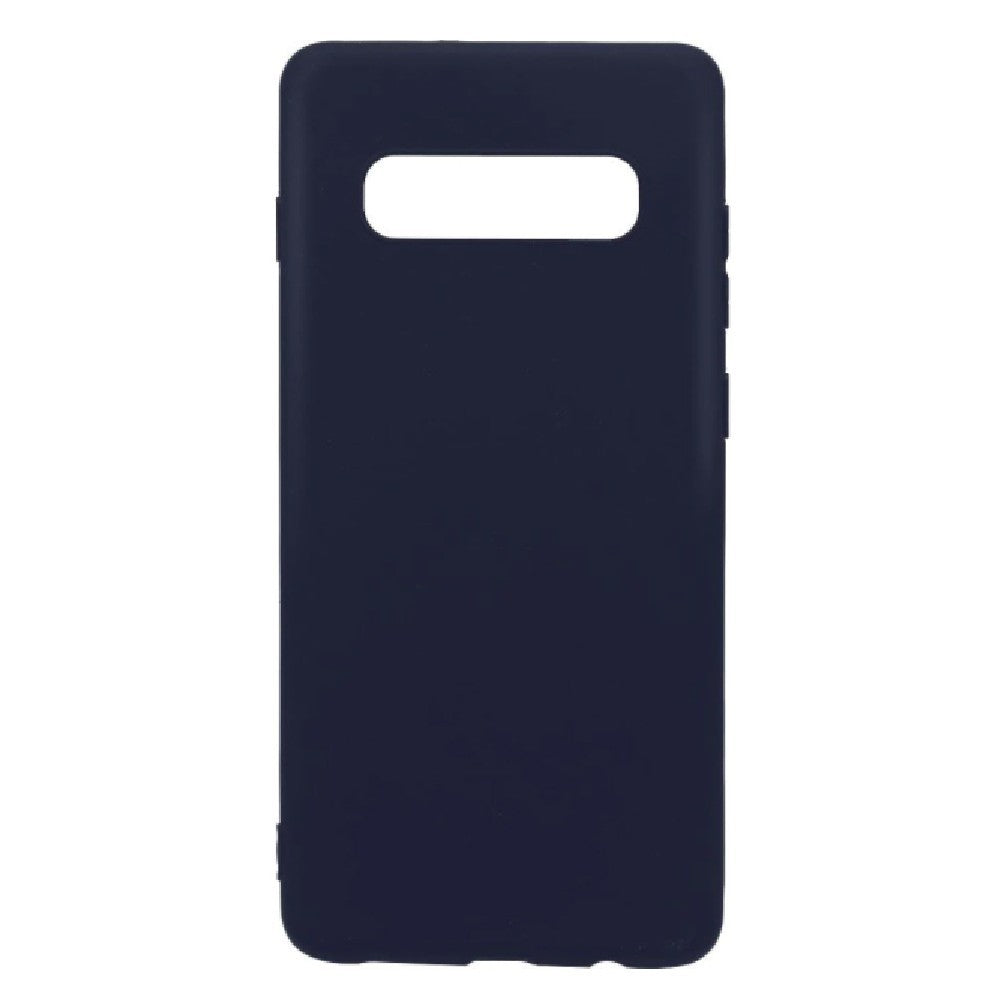 Husa protectie compatibila cu Samsung Galaxy S10 Matte Tpu Albastru inchis