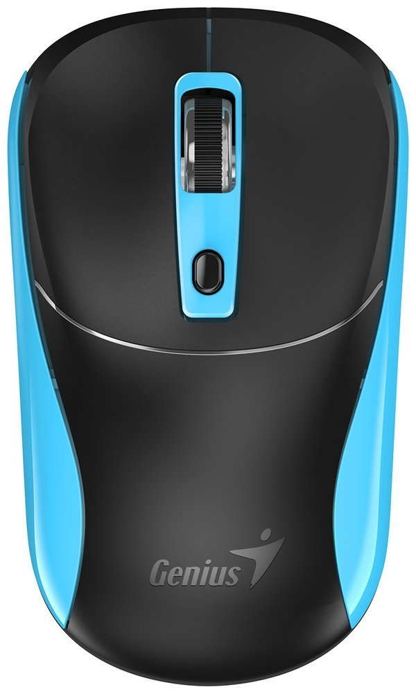 MOUSE Genius "NX-7123”, PC sau NB, wireless, 2.4G, optic, 1200 dpi, butoane/scroll 3/1, albastru, "31030043401"