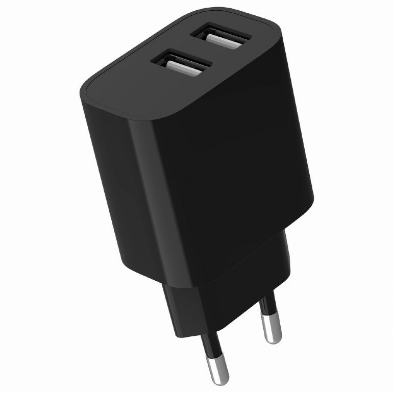 ALIMENTATOR retea 220V GEMBIRD, universal, 2 x USB-A 2.4A , max. 12W, protectie: scurtcircuit, supraincarcare, negru, "TA-UC-2A12-01-BK"