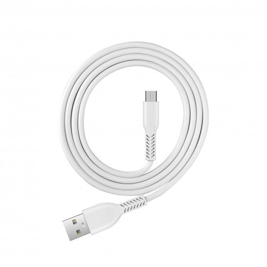 Incarcator Retea 2.1A 2USB Cablu Lightning T06 Flippy Blister, Alb