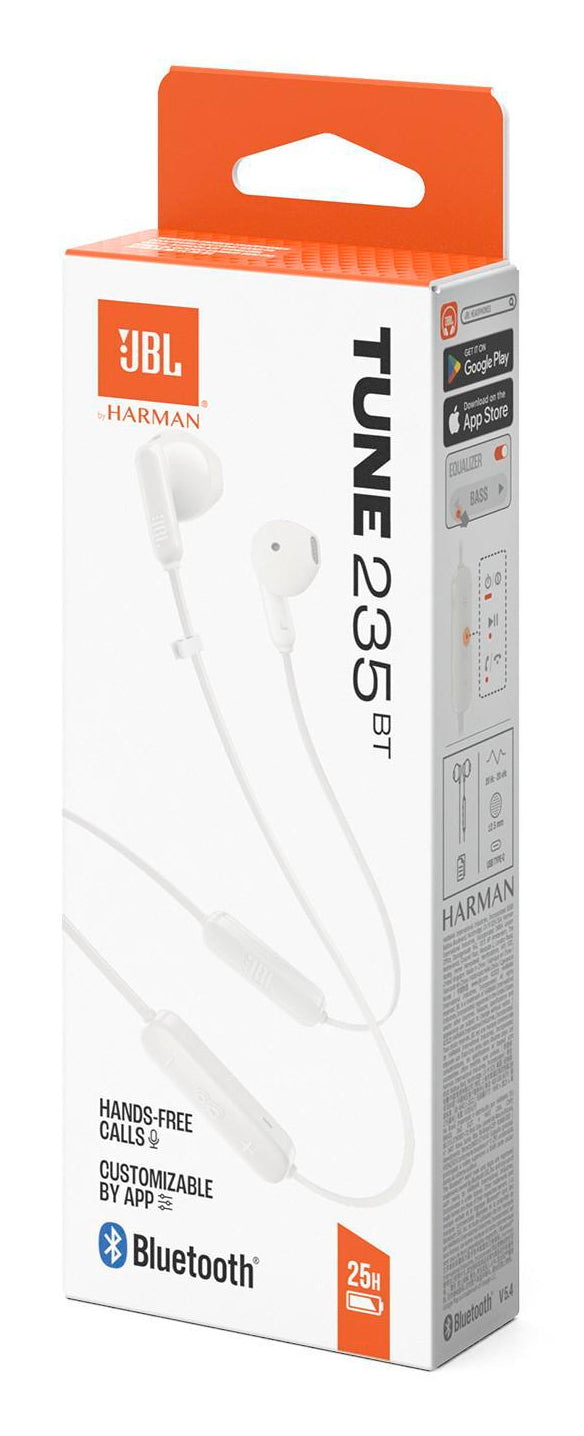 Tune 235BT, MultiPoint, A2DP, Alb "JBLT235BTWHT" (timbru verde 0.18 lei)
