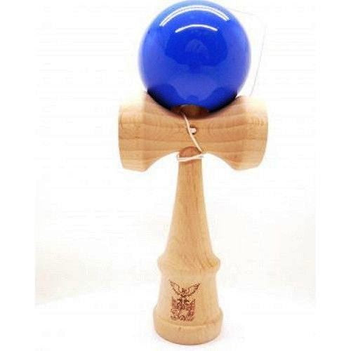Kendama Ball Originala Lemn Fag Lucios Albastru