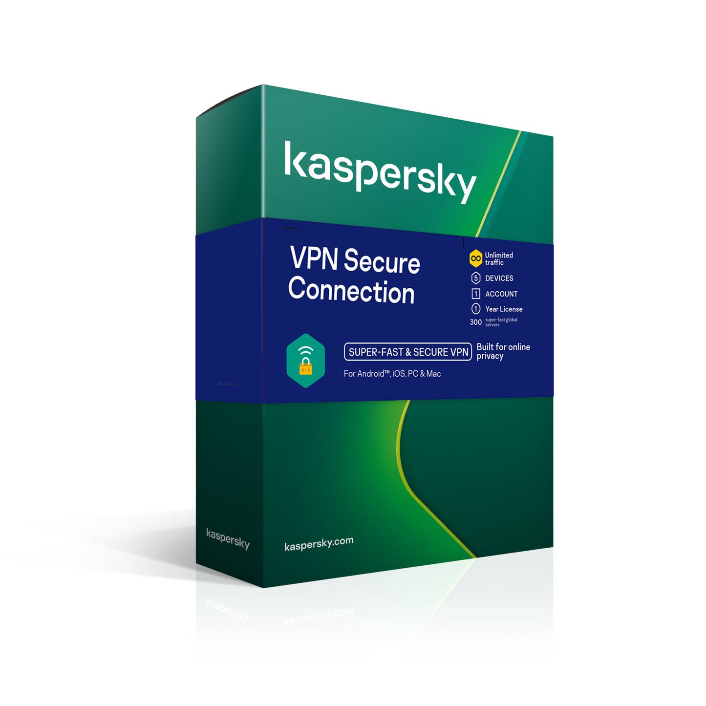 "Kaspersky Secure Connection Eastern Europe Edition. 5-Device; 1-User 1 year Renewal Download Pack" (Nu se returneaza) "KL1987ODEFR"- valabile doar pe teritoriul Romaniei