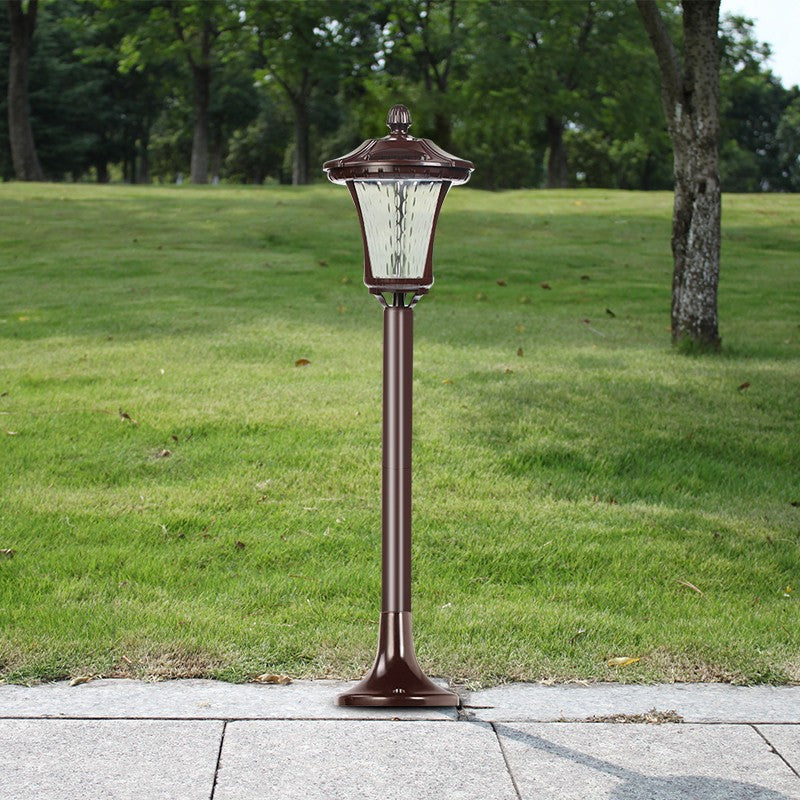 Lampa solara cu prindere in pamant, inaltime 65 cm, Alb Rece