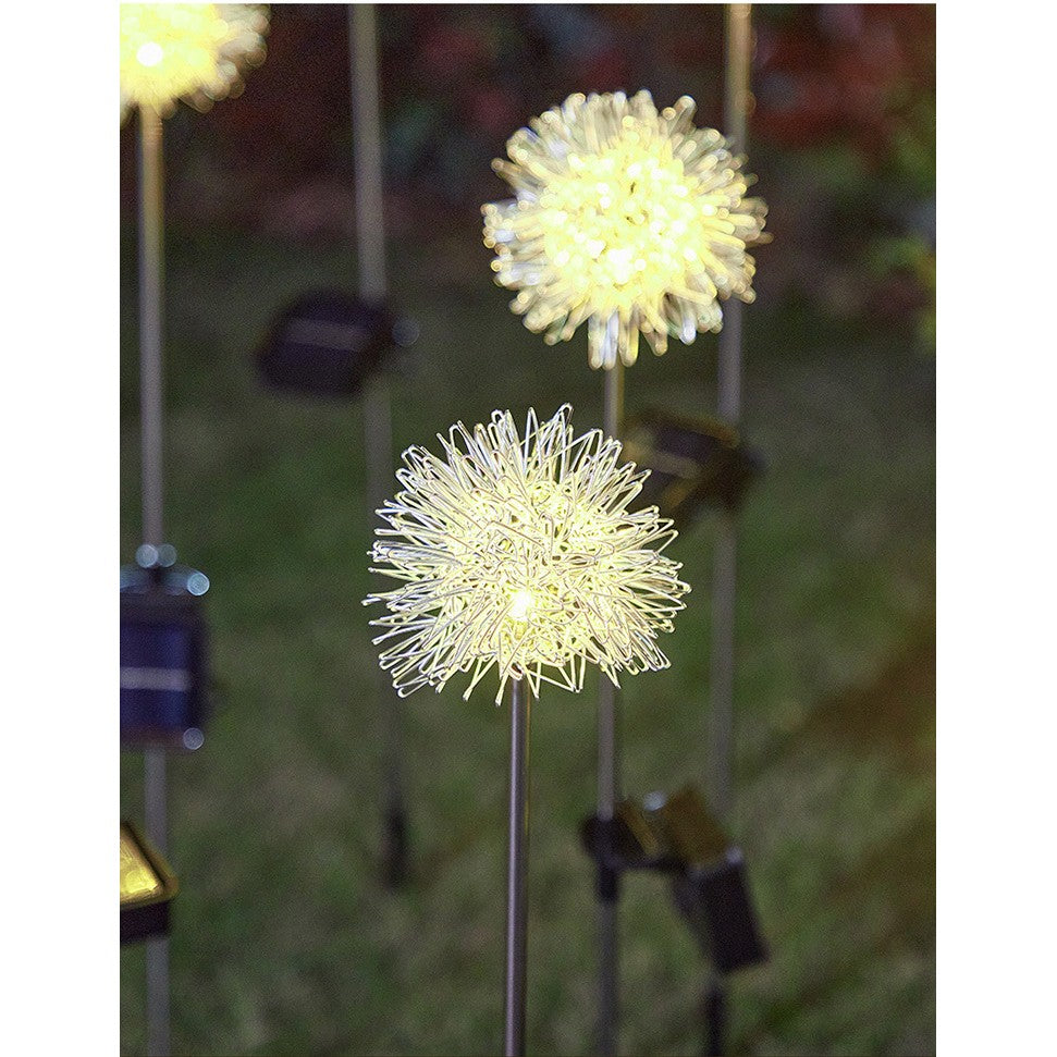 Lampa solara sub forma de Papadie, alb cald