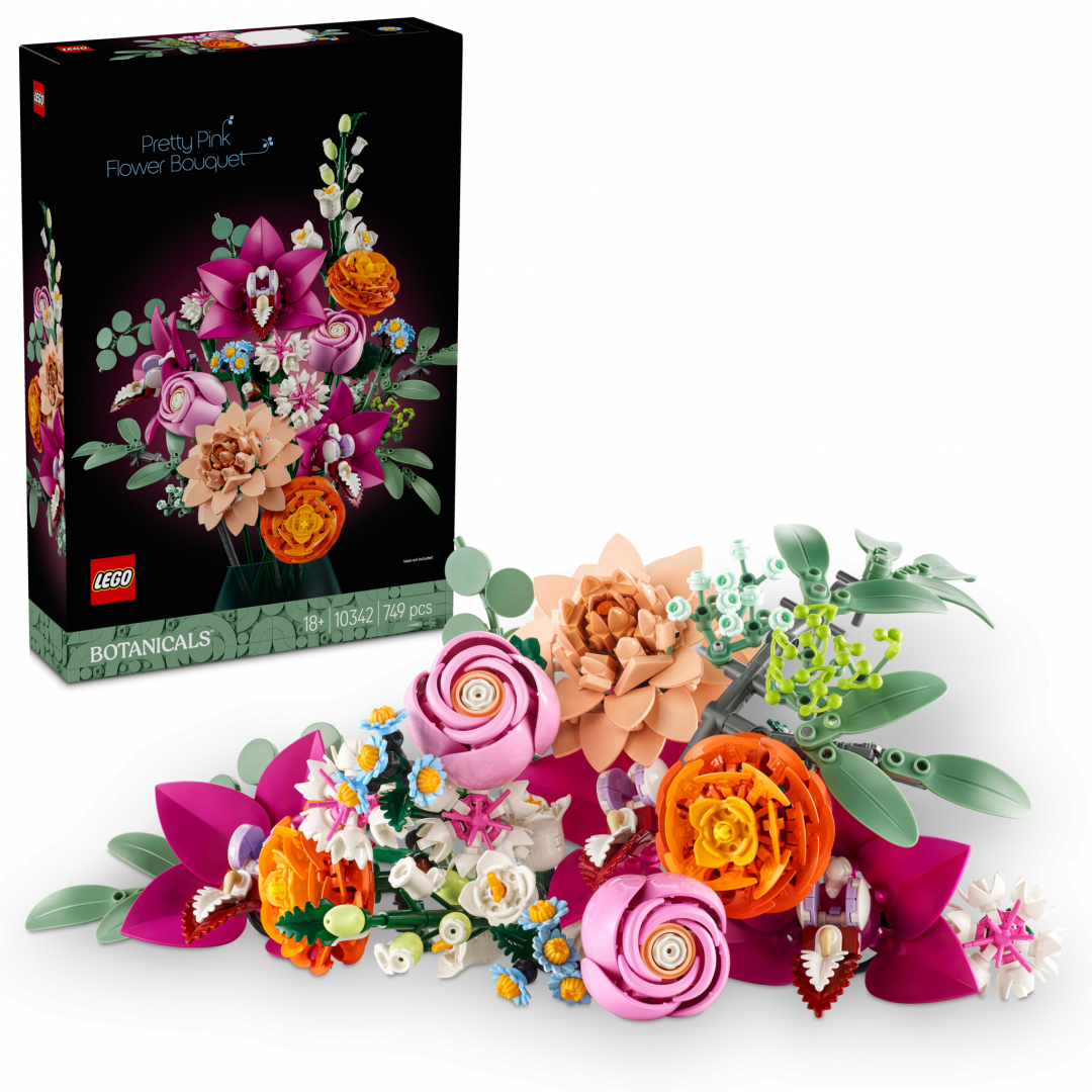 BUCHET DE FLORI ROZ, LEGO 10342 "LEGO10342"