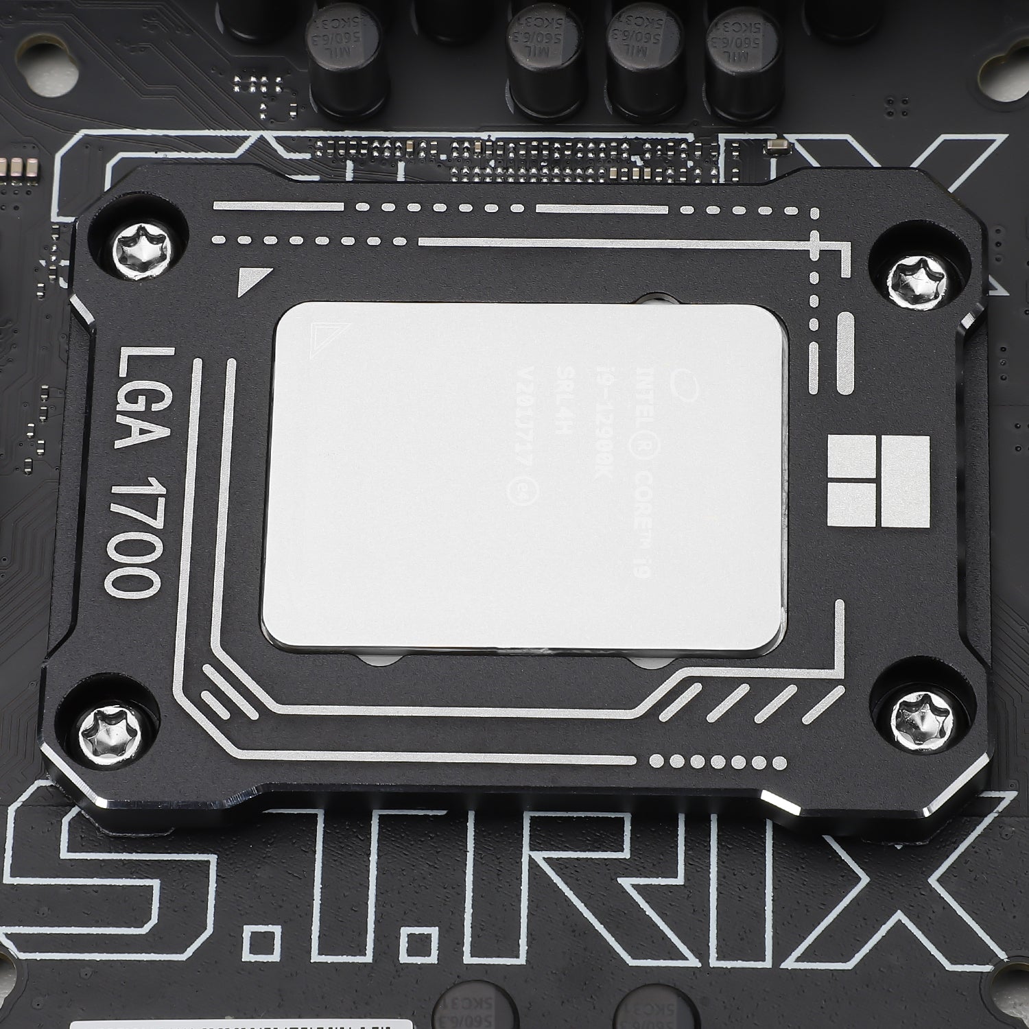 Contact Frame Thermalright "LGA 17XX-BCF-Black", compatibil skt. Intel LGA1700 gen 12/13/14, aluminiu, negru, 54x70x6mm, include surubelnita L, "LGA 17XX-BCF-Black"