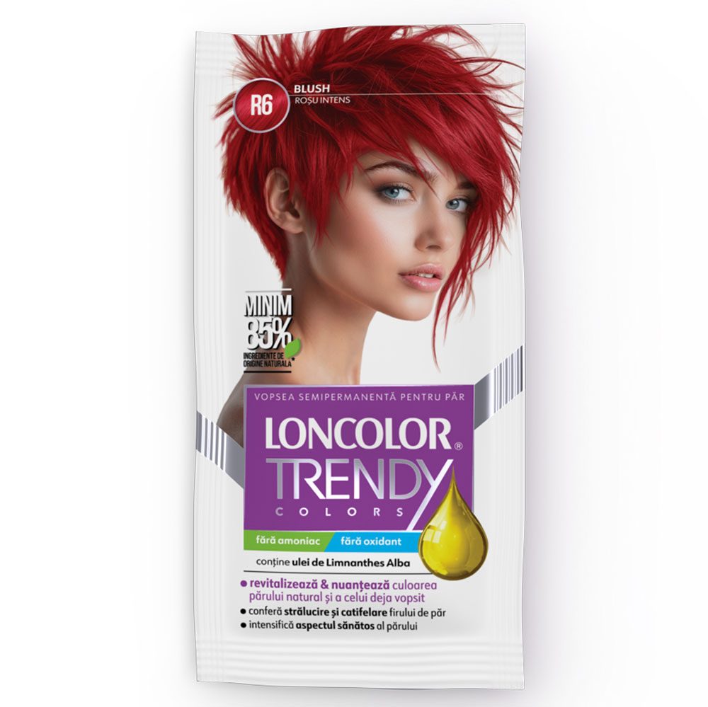 Loncolor Trendy Nuantator R6 Rosu Techno 2 X 25 ml