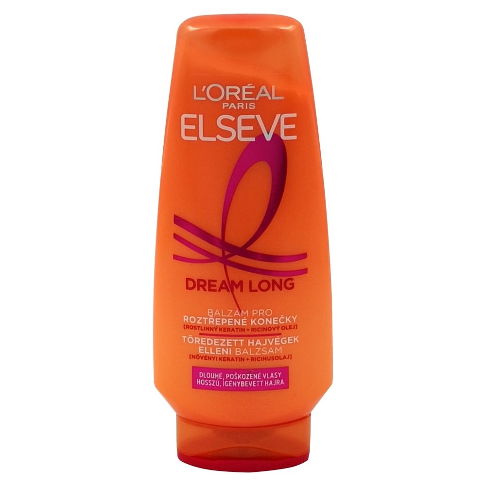 Balsam, LOREAL, Elseve Dream Long Descurcare Instanta Keratina Vitamine Ulei de Ricin, 200 ml