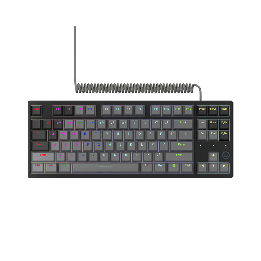 LORGAR Azar 514TKL, Wired RGB mechanical gaming keyboard, black, EN layout "LRG-GK514TKL-BK-US"