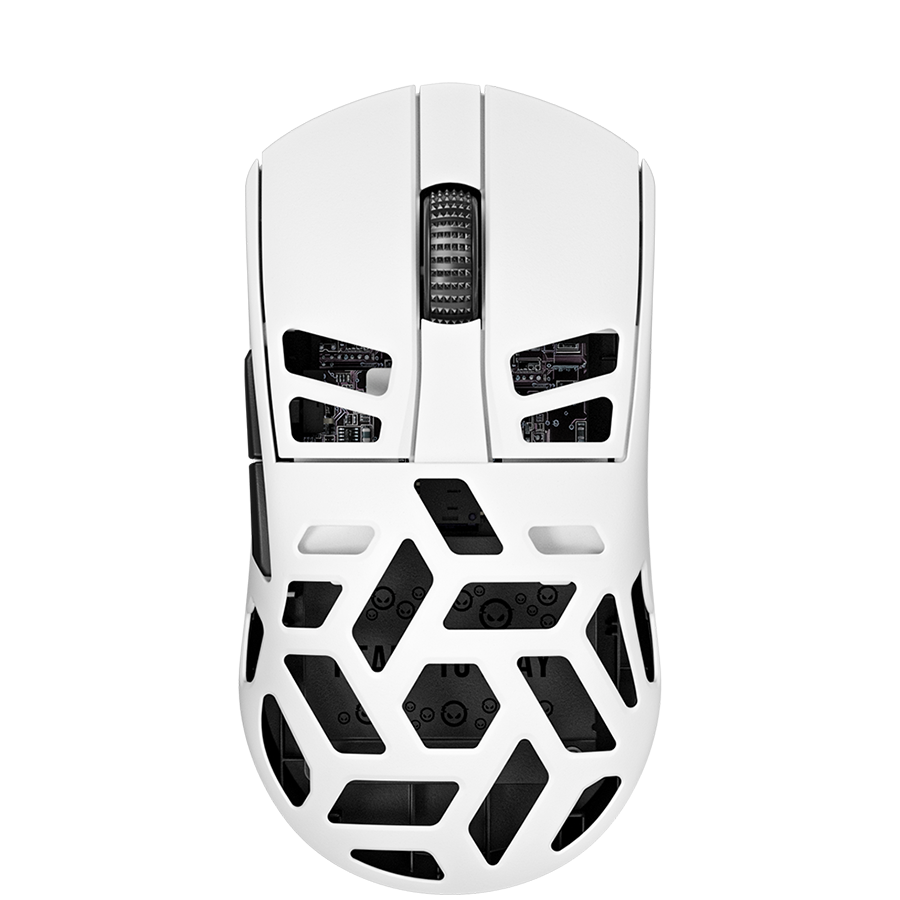 LORGAR MSE90W, Magnesium Alloy Wireless Gaming Mouse Elite, White "LRG-MSE90W-WH"