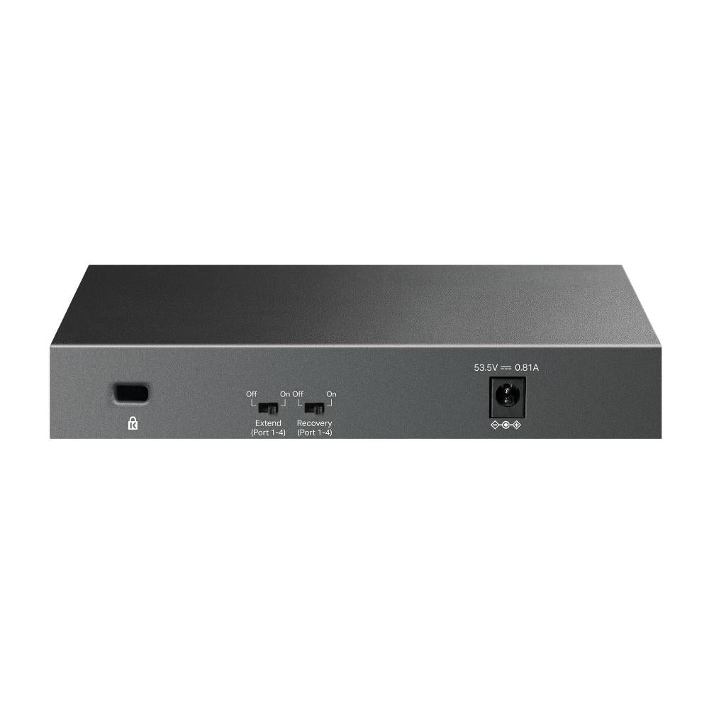 SWITCH TP-LINK 6 porturi 10/100 Mbps, 4-Port PoE carcasa metalica "LS106LP"