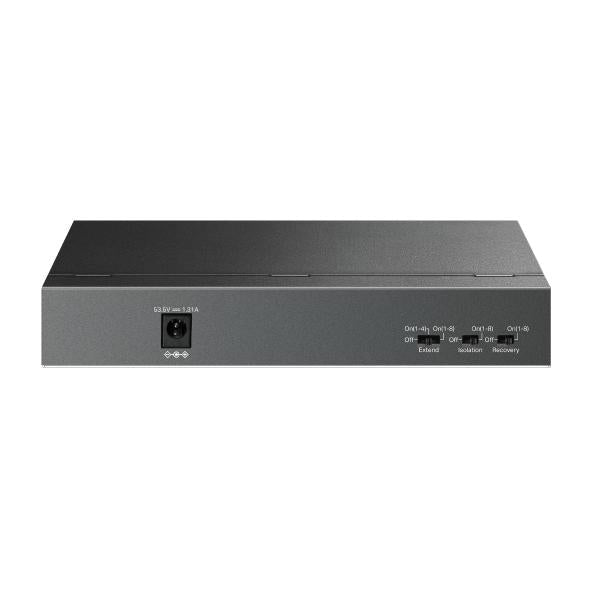 SWITCH TP-LINK 9 porturi 10/100 Mbps, 8-Port PoE carcasa metalica "LS109P"