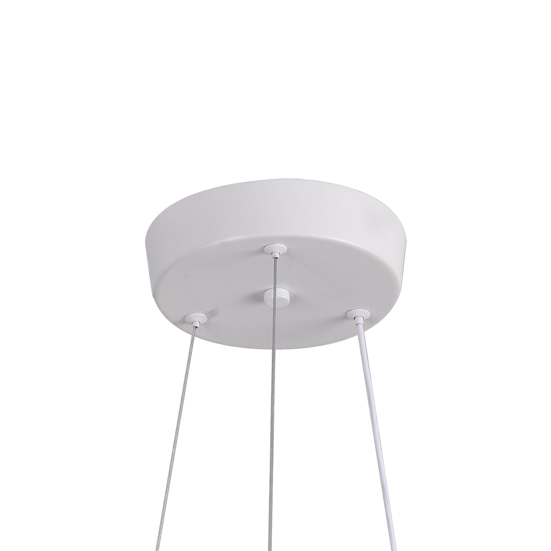 Lustra LED cu Telecomanda LT187WH, Cristal si Metal, 52W, Dimabila, Inaltime Reglabila, lumina Rece/Calda/Neutra, Iluminat Luxos